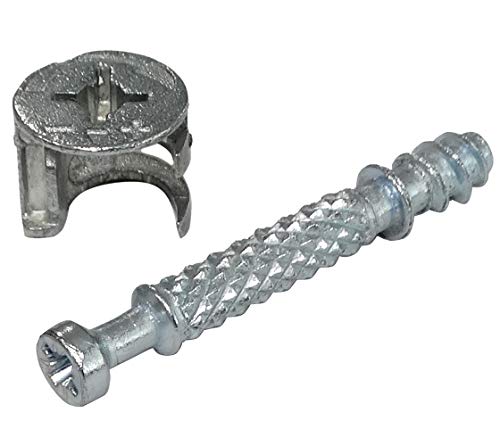 Aerzetix - Set Di 30 Tasselli Di Fissaggio Per Montaggio Pannello Rastex 18 Mm, Per Mobile 15/7 Mm, C41548
