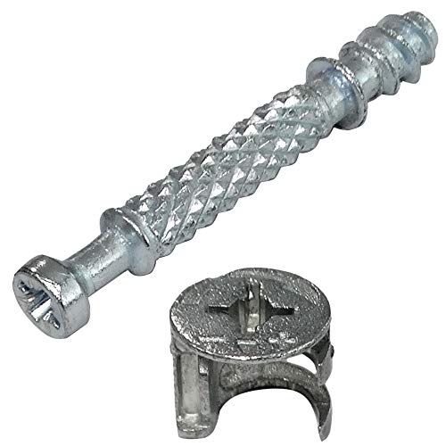 Aerzetix - Set Di 30 Tasselli Di Fissaggio Per Montaggio Pannello Rastex 16 Mm, Per Mobile 15/7 Mm, C41549
