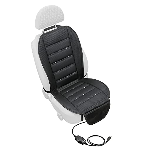 Lampa 54489 Air-Jet Elegance, Schienale Ventilato Auto, Coprisedile Auto Con Ventilazione, Coprisedile Rinfrescante Per Schienale Auto Camion Ufficio