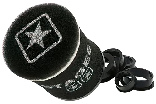 Racin Gluft Filtro Stage6 Double Layer Klein, Airbox Nero, 28 Mm + 35 Mm + 42 Mm + 45 Mm + 49 Mm + 55 Mm Connettore