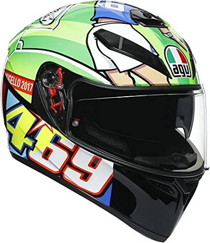 Agv Casco K3 Sv Top Mplk Ms Rossi Mugello 2017