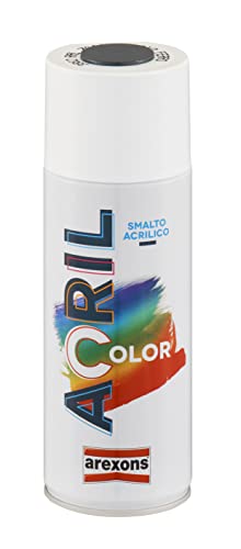 Arexons Acrilcolor Ral 7011 Grigio Ferro 400 Ml, Colore Acrilico, Smalto Spray Per Superfici, Ottima Copertura, Colori Brillanti