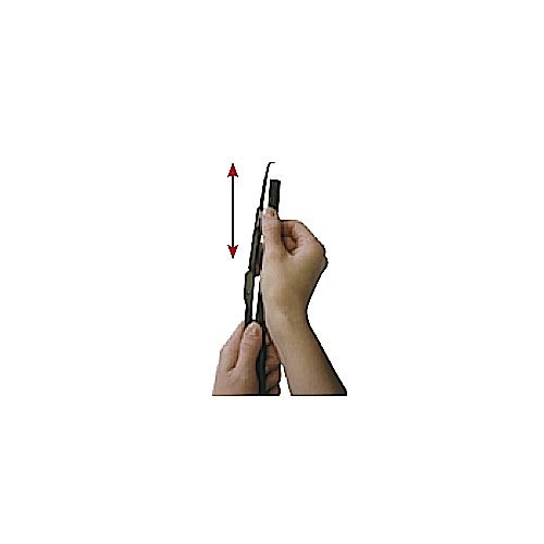 Cora 000010101 Gommini Per Spazzole Tergicristallo Auto, 71 Cm, Nero