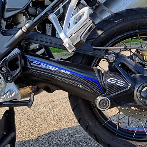 Resin Bike Adesivi Moto Compatibile Con Bmw R 1250 Gs - Gs Adventure Rallye 2021-2023. Protezione Cardano Forcellone Da Urti E Graffi. Adesivi Resinat