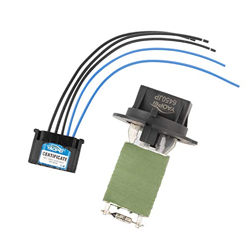 Yaopei Resistenza Motore Ventilatore 6450.Jp 6450Jp + Connettore Per 206 307 C3 Xsara Picasso