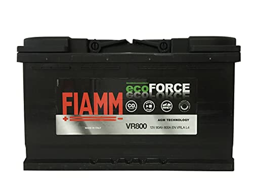 Batteria Fiamm Ecoforce Agm Vr800 80Ah 800A En - Dx Start&Stop Mhd