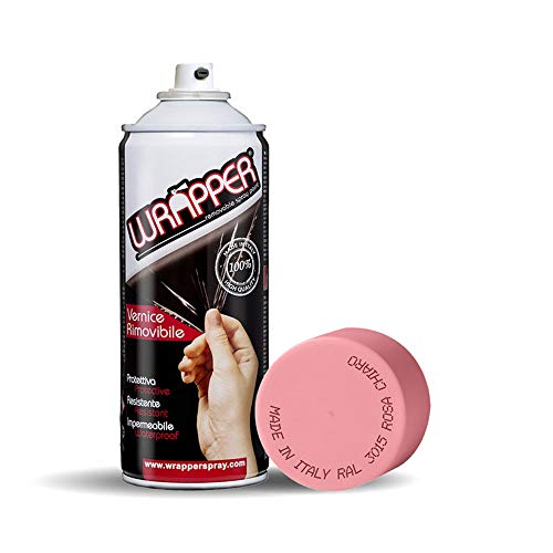 Wrapper Spray Vernici Rimovibili Tinte Ral, Rosa Chiaro