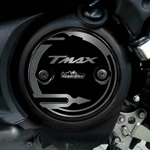 Resin Bike Adesivi Scooter Compatibile Con Yamaha Tmax 500 E 530 2001-2016. Protezioni Carter Variatore Da Urti E Graffi. Coppia Adesivi 3D Resinati -