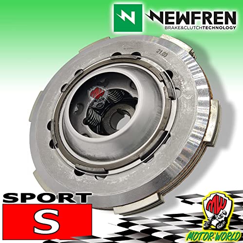 Kit Frizione Modifica Completa Motori Elaborati Newfren 4 Dischi 6 Molle Vespa 50 Hp Fl2 Ape + Omaggio Lg-Motors