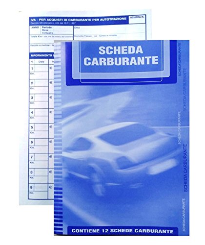 N. 50 Blocchi Di Schede Carburanti Con Copertina E Con 12 Schede Cadauno (Totale Schede 600)
