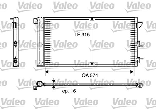 Valeo 818005 Condensatore, Climatizzatore