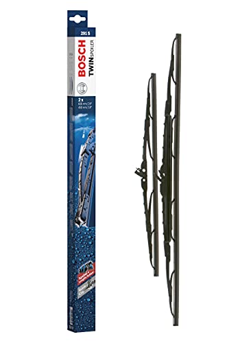 Tergicristalli Bosch Twin Spoiler 291S, Lunghezza 600Mm/450Mm, 1 Set Per Parabrezza Anteriore