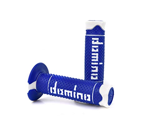 Domino 1295376 Manopole, Blu/Bianco, Set Di 2