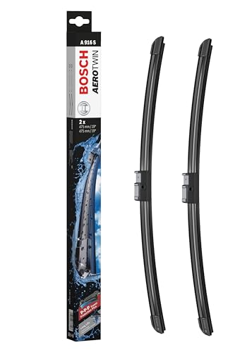 Tergicristalli Bosch Aerotwin A916S, Lunghezza 475Mm/475Mm, 1 Set Per Parabrezza Anteriore