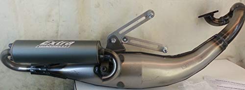 Giannelli Marmitta Scooter Extrav2 Mbk Nitro 50'97/01 Yamaha Aerox '95/11 50 Omologata Cee E13 0221 Silenziatore Alluminio Anodizzato