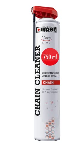 Ipone – Sgrassatore Catena Moto Chain Cleaner – Flacone Spray Multiposizione 750 Ml - Efficace Contro Il Grasso Più Ostinato - Getto Potente E Preciso