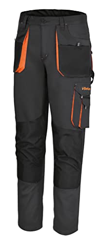 Beta 7900G Pantaloni Da Lavoro Uomo Con Tasche Laterali E Inserti Portaminuteria Con Chiusura A Strappo, Taschino Porta Cellulare Ed Inserto Porta Bad