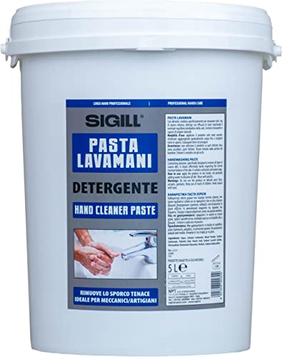 Sigill, Pasta Lavamani Tradizionale, Ideale Per Meccanici E Artigiani, Rimuove Lo Sporco Tenace, Ideale Per Lucidare Piastrelle E Pareti, Made In Ital