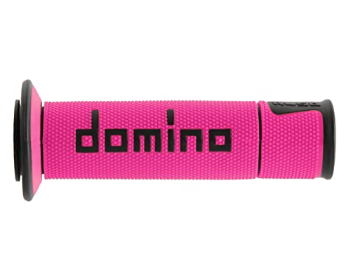 Coppia Manopole Fucsia/Nero Racing