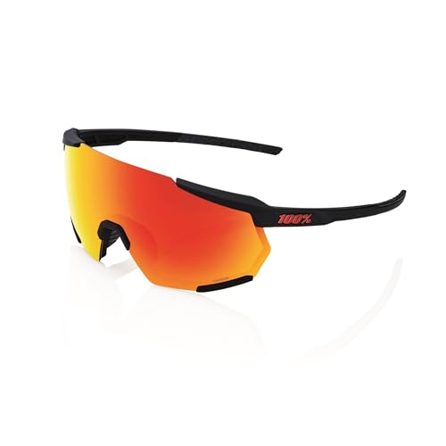 100% Gafas Racetrap 3.0 - Soft Tact Black - Hiper Red Multilayer Mirror Lens