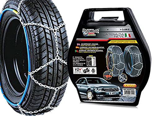 Catene Da Neve, Catene Auto 9Mm, Omologato Tuv Gs Onorm V5117 (Kns60)