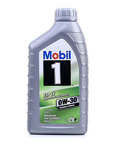 Mobil 1 Olio 100% Sintetico Motore Benzina Diesel Esp Lv 0W-30, 1 Litro