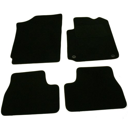 Sakura Mat Set Citroen Ds3 Carpet With Carpet Heelpad 2010-2015 - Black