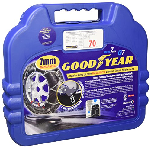 Goodyear 77952 Catene Neve 7 Mm Per Auto, Misura 070