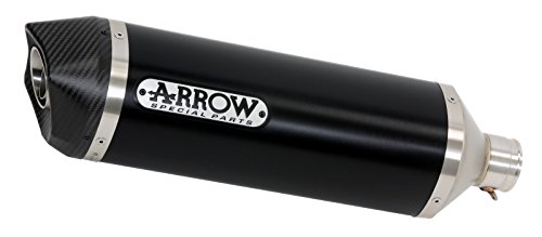 Arrow Marmitta Allumin. Dark Race-Tech Yamaha T-Max 500 '08/11 - T-Amx 530 '12/16 Fond. Carby Ric.Arrow Omologata