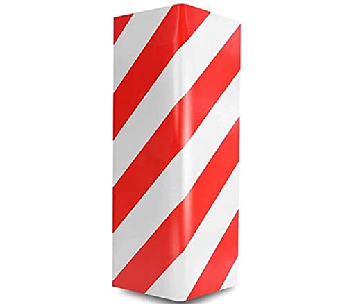 Pannello Adesivo Antiurto Angolare A Strisce Catarifrangenti Paraspigoli Per Pareti E Colonne Garage Protezione Anti Urto Porte Paraurti Macchina 38X2