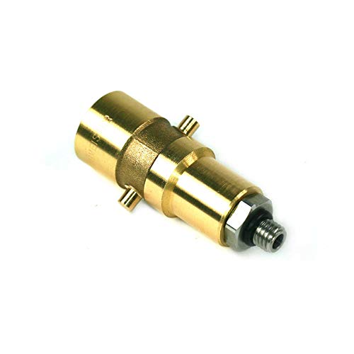 Drehmeister Adattatore Gpl M10 - Baionetta (Holland England Uk Autogas Adapter) Con Connessione In Acciaio Adattatore Serbatoio Per Gas