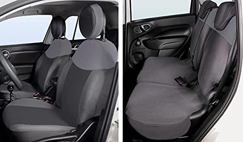 Serie Completa Coprisedili Personalizzati Fiat 500L Grigio Antracite