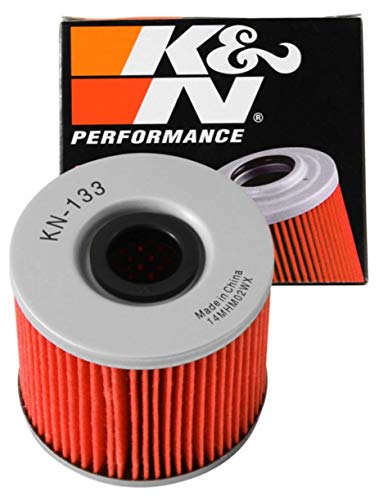 K&N Filtro Olio Powersports - Cartuccia 72X63Mm Compatibile Con Suzuki (Kn-133)