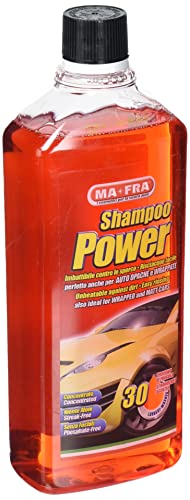 Ma-Fra, Shampoo Power, Detergente Auto Sgrassante E Concentrato, Facile Da Risciacquare, Non Lascia Residui E Aloni, Nel Formato Da 30 Lavaggi