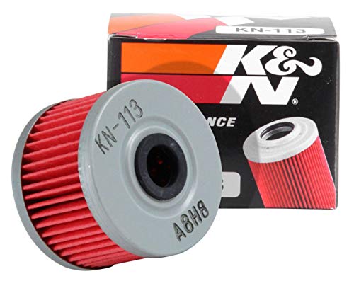 K&N Filtro Olio Powersports - Cartuccia 52X37Mm Compatibile Con Honda (Kn-113)