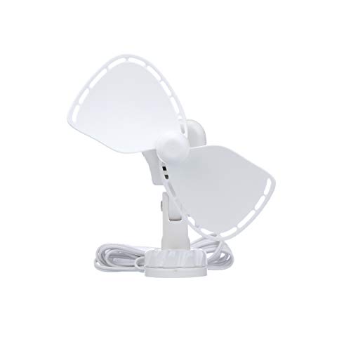 Seekr Ultimate, 747Dcwcs, Ventilatore Da Cabina Compatto A Filo Diretto 12 V, Senza Griglia, Facile Da Pulire, 2 Velocità, 150/200 Cfm, 13,3 X 6,3 X 2