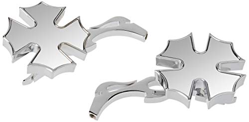 A Pro Mirrors Rearview Custom Style Motorcycle Chrome Handlebar Motorbike