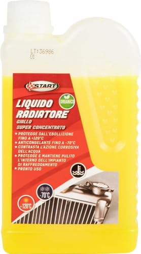 Liquido Radiatore Giallo Puro Effetto Anticongelante -70°C 500Ml