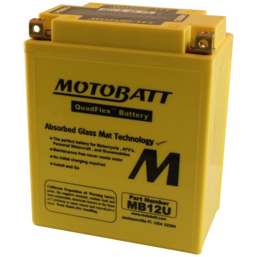 Batteria Potenziata Mb12U Motobatt = Yuasa: Yb12Aa; Yb12Aas; Yb12Aaws
