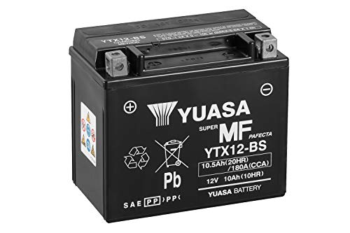 Yuasa Ytx12-Bs(Wc) Batteria Esente Da Manutenzione