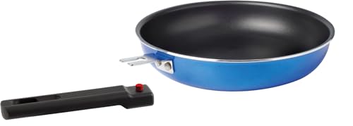 Brunner 0806044N Padella In Alluminio Con Manico Rimovibile Skipper, 24 Cm