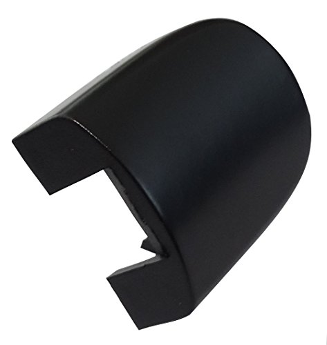 Aerzetix- Copertura In Plastica Nera Di Maniglia Porta Posteriore Per Auto Compatibile Con 3B4 839 879