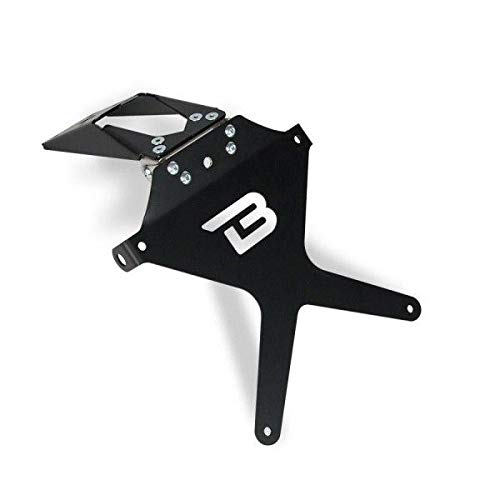 Portatarga Reclinabile Regolabile Barracuda Moto Kawasaki Z 650 Z650 17-19