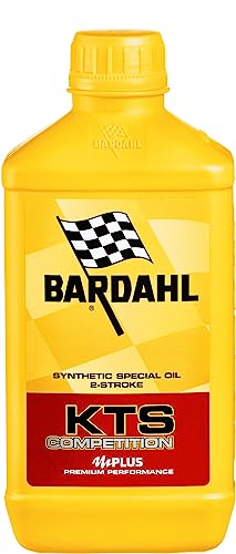 Bardahl - Olio Motore 2 Tempi, Tecnologia Kts Competition, Offre Una Pulizia Superiore Del Motore, Formula 100% Sintetica, 1 Litro
