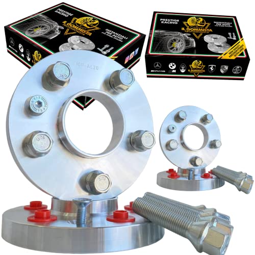 Igp Kit 4 Distanziali Ruote Vari Spessori Compatibili Con Bmw Serie 1 2 3 5 6 7 X3 X4 Pcd 5X120 Mozzo 72,6 + Bulloni M14 X 1,25 Ok Auto Cerchi In Lega