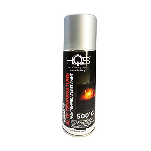 4R Quattroerre.It Hqs Bomboletta Di Vernice Spray Alte Temperature Alluminio Opaco 400 Ml