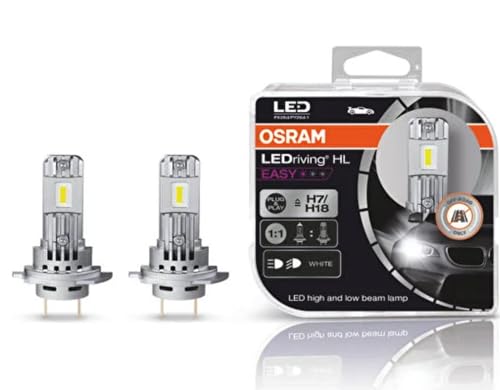 Osram A Incandescenza Ledriving Hl Easy H7/H18 Per Motocicletta
