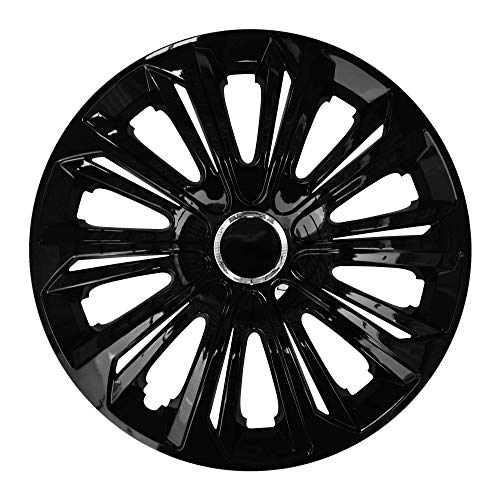 4× Nrm Radkappen Strong 15″ Schwarz