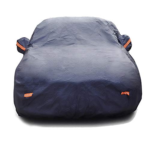 Rebeca Shop Telo Copriauto Auto Copri Auto Felpato 250G Con 6 Strappi Catarifrangenti - Impermeabile E Con Doppia Cucitura - Size Xl