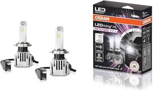 Osram Ledriving®Hl Intense, ≜H7/H18, Sostituzione Led Delle Tradizionali Lampade Abbaglianti/Anabbaglianti H7/H18, Solo Per Uso Fuoristrada, +350% Di